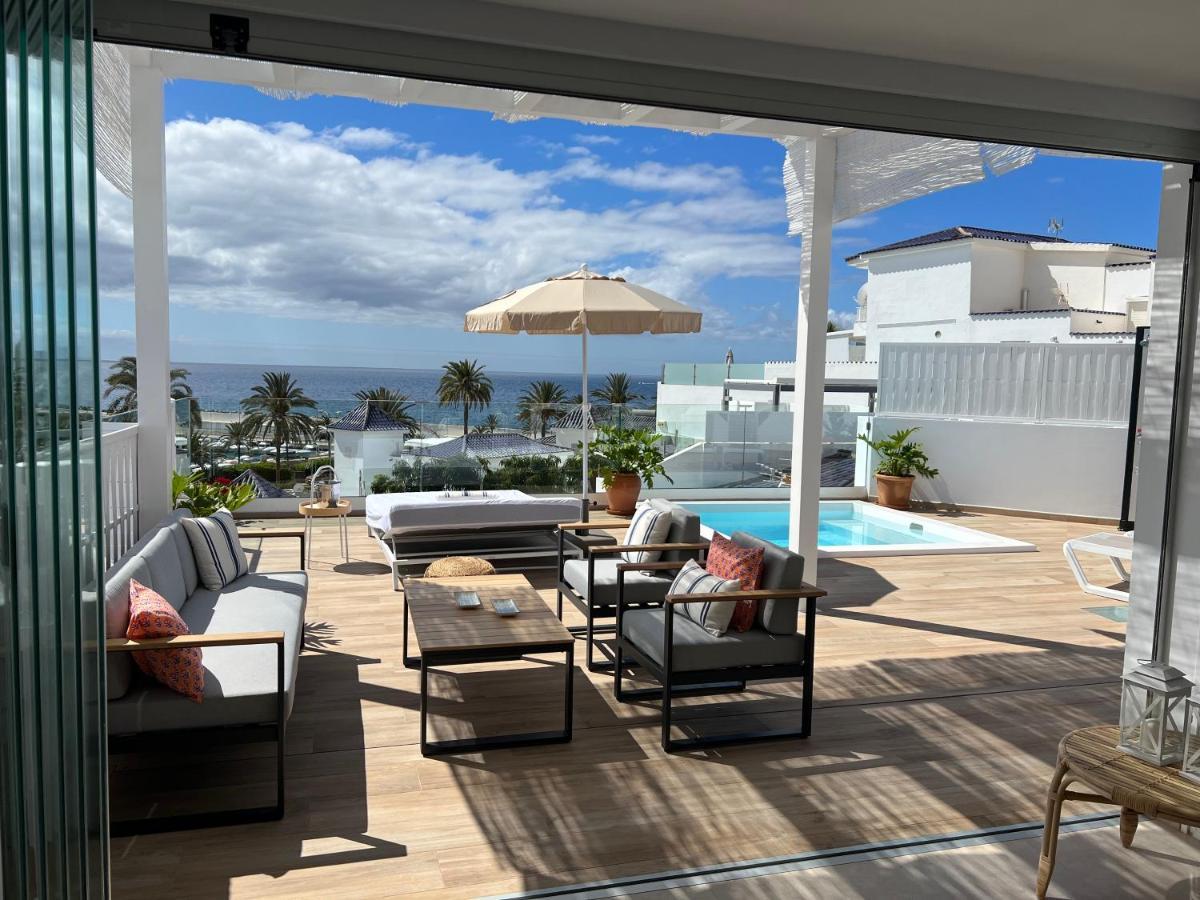Pasitoblanco Porto Mare 7 Seaview Villa Private Heated Pool Pasito Blanco Exterior photo