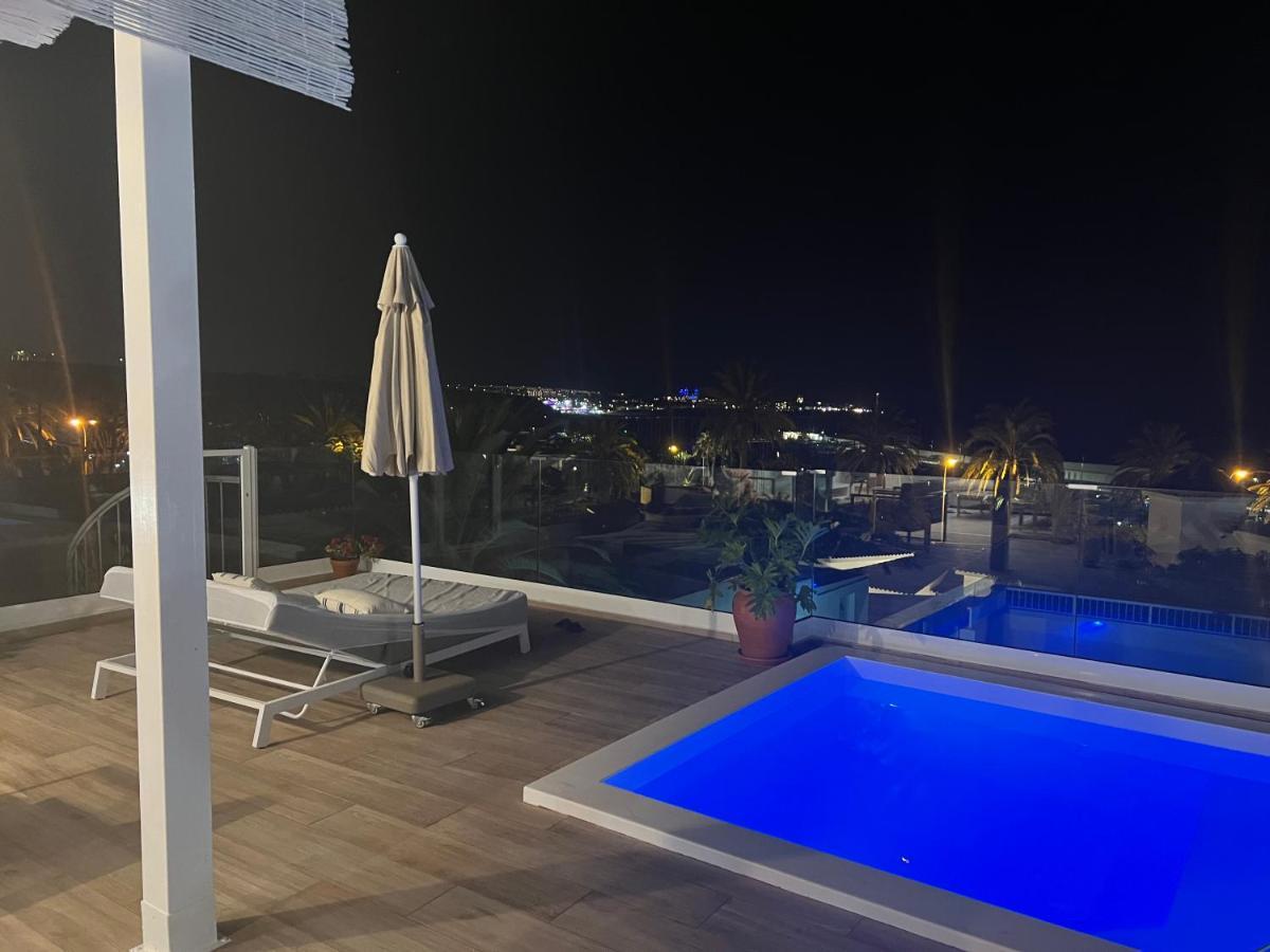 Pasitoblanco Porto Mare 7 Seaview Villa Private Heated Pool Pasito Blanco Exterior photo